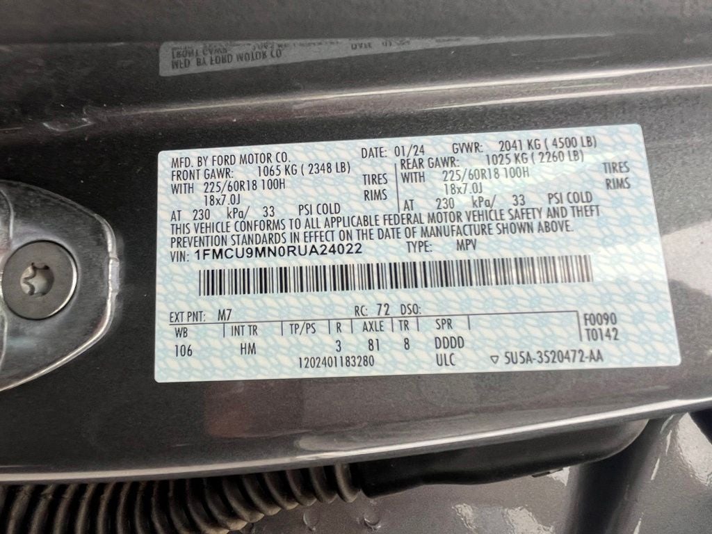 2024 Ford Escape ST-Line
