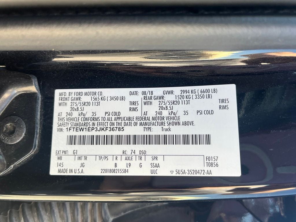 2018 Ford F-150 XL