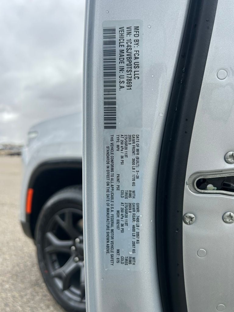 2026 Jeep Grand Wagoneer Limited Altitude