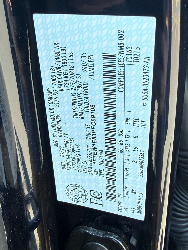 2023 Ford F-150 Tremor
