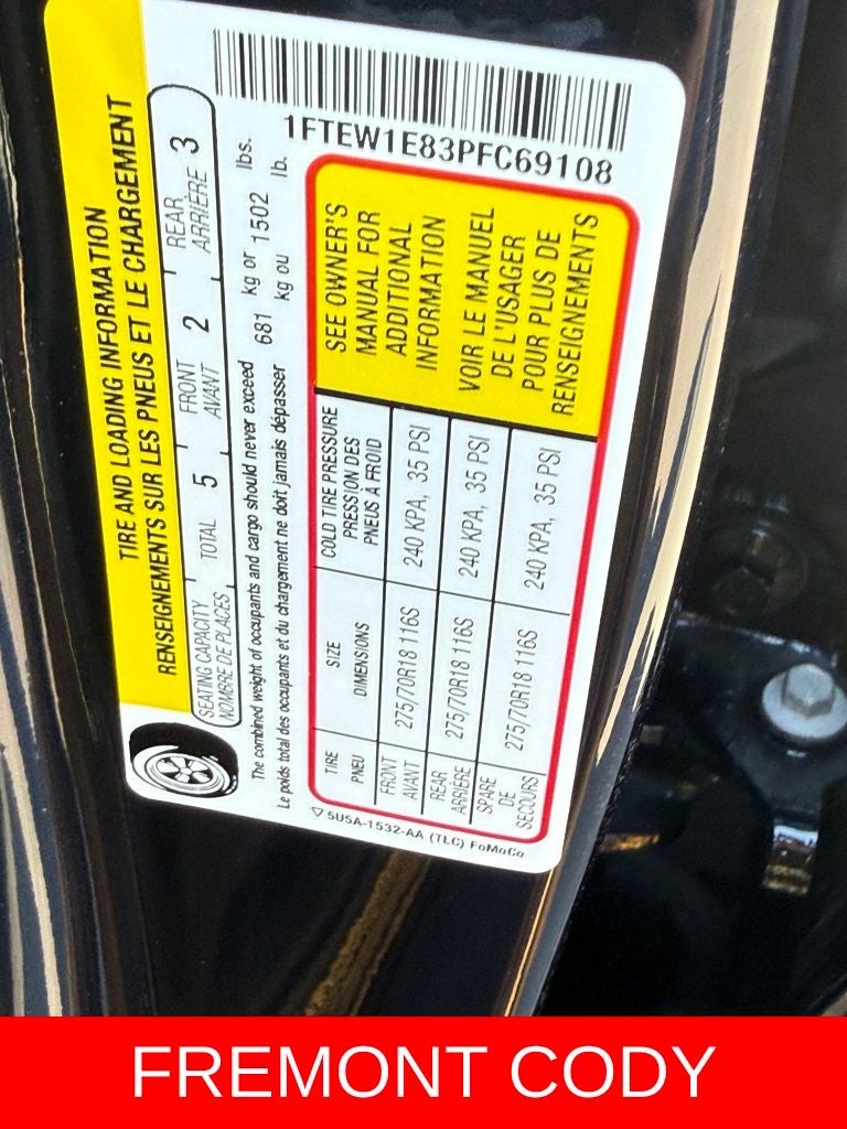 2023 Ford F-150 Tremor