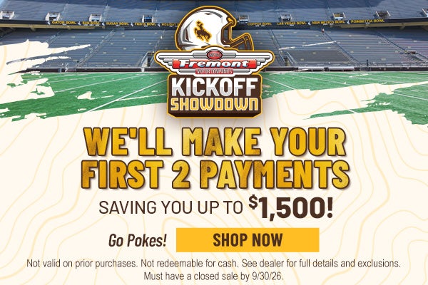 we'll make your first two payments